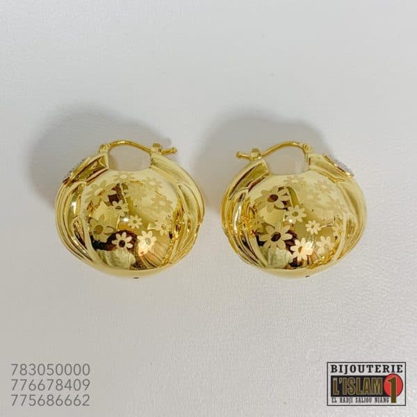 Boucles d'oreilles Or 18 carats Raika Sen Gold