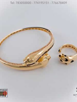 Bracelet bague 18 carats Sen Gold