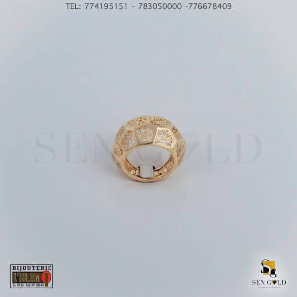bijouterie de l'islam Sen - gold Bague Collection NEO-NERO 18 carats 3,4g