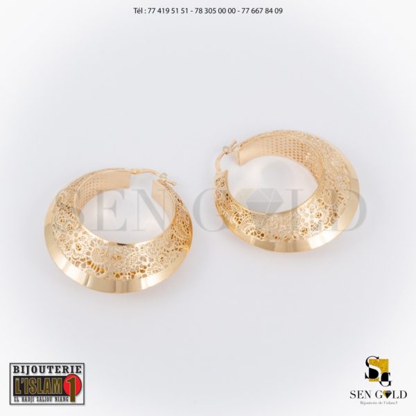bijouterie de l'islam Sen - gold Boucles d'oreille NEO NERO