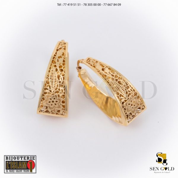 bijouterie de l'islam Sen - gold Boucles d'oreille NEO NERO