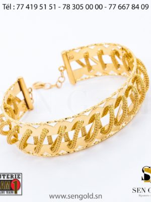 Bracelet en Or 18 carats 19.8 grammes BIJOUTERIE DE L'ISLAM SEN - GOLD