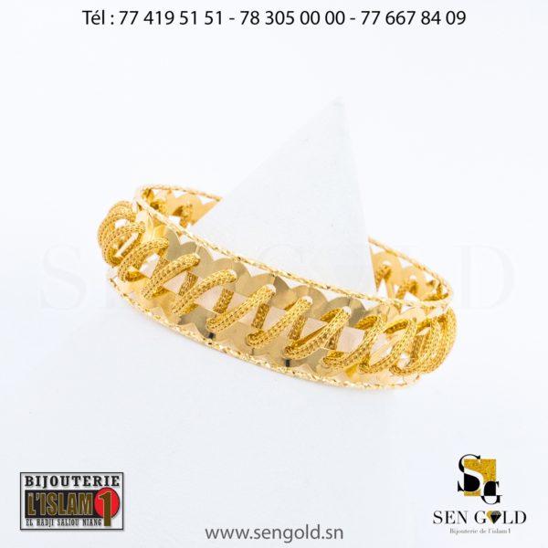 Bracelet en Or 18 carats 19.8 grammesBIJOUTERIE DE L'ISLAM SEN - GOLD